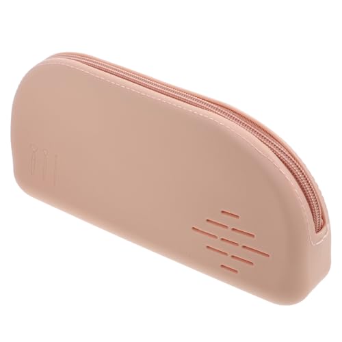 WRITWAA Silikon Make-up Pinselhalter Tragbare Aufbewahrungstasche Mit Reißverschluss Organizer Für Reisen Und Alltag Raum Für Pinsel Und Kleinigkeiten von WRITWAA