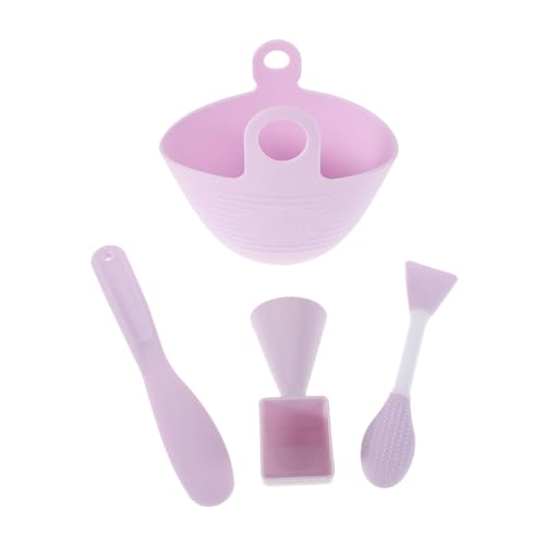 WRITWAA Silikon Schüssel Set Teiliges Diy Set mit Rührlöffel und für Hautpflege für und Mädchen Leicht zu Reinigen und Tragbar für Maskenroutine von WRITWAA