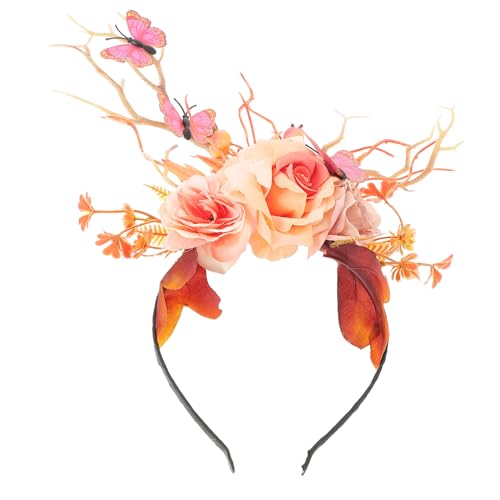 WRITWAA Simuliertes Blumen Haarreif Geweih Design Leichtes Stirnband mit Zarten Baumzweigen Rutschfester Party und Cosplay Haarreif für Weihnachten und Festveranstaltungen WRITWAA Simuliertes Blumen Haarreif Geweih Design Leichtes Stirnband mit Zarten Baumzweigen Rutschfester Party und Cosplay Haarreif für Weihnachten und Festveranstaltungen von WRITWAA