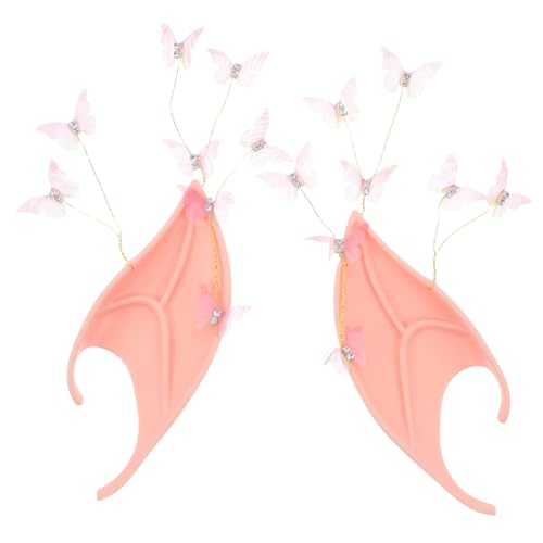 WRITWAA Spitze mit Simulation Schmetterling und Kunstperlen Bequeme und Einfache Anwendung für Halloween und Maskeraden von WRITWAA