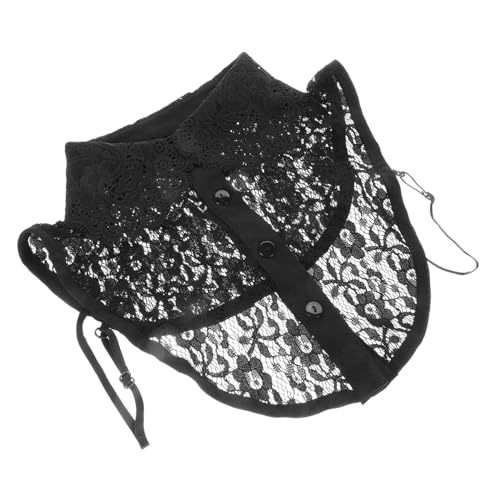 WRITWAA Lace Fake Collar Für Damen Abnehmbarer Spitzenkragen Für Blusen Vielseitige Mode-dekoration Leicht Kombinierbar Komfortables Tragegefühl Für Herbstliche Outfits von WRITWAA