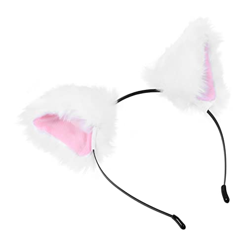 WRITWAA Stirnband Mit Tierohren Simulation Plüsch Ohr Haarreif Cosplay Kopfbedeckung Party Mädchen Kopfschmuck Haar Ornament von WRITWAA