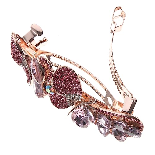 WRITWAA Strass Haarspange Aus Metall Frühling Dekorative Haarspange Für Damen Mädchen Hochzeit Geburtstag Accessoire von WRITWAA