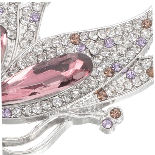 WRITWAA Strass Schmetterling Brosche Damen Modisch Eleganter Anstecker Aus Zinklegierung Vielseitiger Kleidung Sicherheitsnadel Schmuck Für Kleider Hüte Taschen von WRITWAA