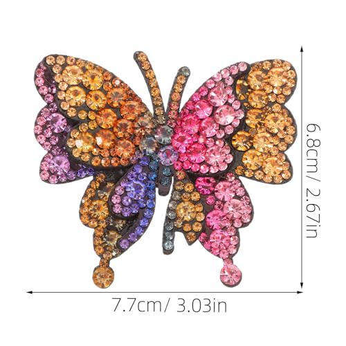 WRITWAA Strass Schuhclip Schmetterling Bling Abnehmbar Schuhschmuck für High Heels Brautschmuck Accessoire Vielseitig für Party Hochzeit von WRITWAA