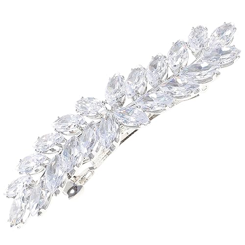 WRITWAA Luxuriöse Haarspange Mit Strass Für Frauen Und Mädchen Delikater Haarschmuck Für Hochzeiten Partys Und Alltag Stabil Und Stilvoll Perfektes Accessoire Für Jeden Anlass von WRITWAA