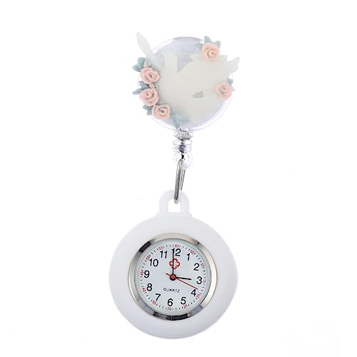 WRITWAA Frauen Uhr Mit Clip Modische Taschenuhr Für Mediziner Präzise Quarzbewegung Einfach Zu Lesen Für Pflegekräfte Und Anwendungen von WRITWAA
