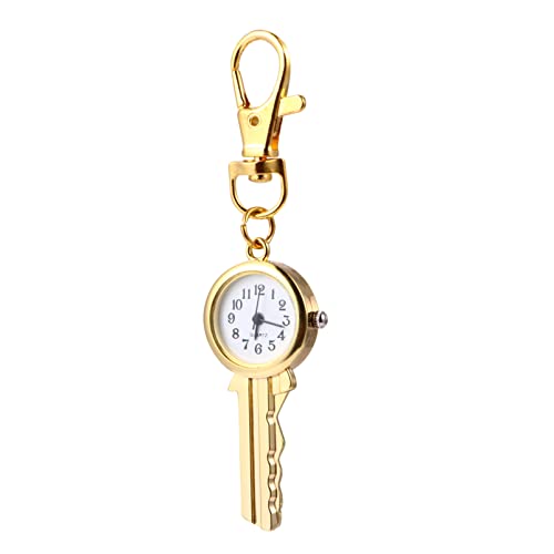 WRITWAA Mode-Halskette Taschenuhr Herrenuhren Anhänger Für Quarzuhren Uhr Für Männer Analoge Anzeigeuhr Minimalistische Uhr Halsketten Für Männer Runden Mann Schlüssel von WRITWAA