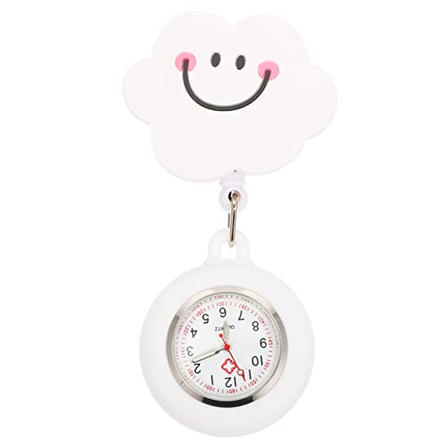 WRITWAA Taschenuhr Krankenschwester Cartoon Design Für Frauen Studenten Hängende Uhr Dekorativ Praktisch von WRITWAA