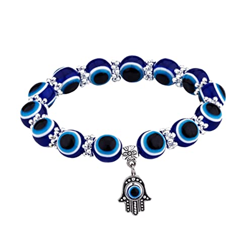 WRITWAA Evil Eye Armband Aus Perlen Verstellbar Türkisches Auge Für Damen Und Herren Für Partys Und Sportevents Bead Schmuck Für Altersgruppen von WRITWAA