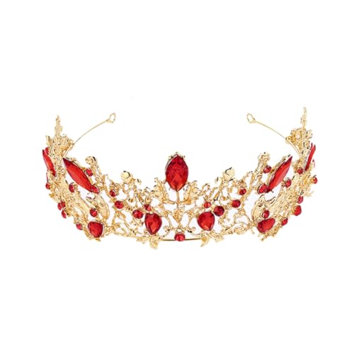 WRITWAA Kristallkrone Für Braut Hochzeit Kopfbedeckung Schmuck Leicht Und Haltbar Für Verlobung Party von WRITWAA