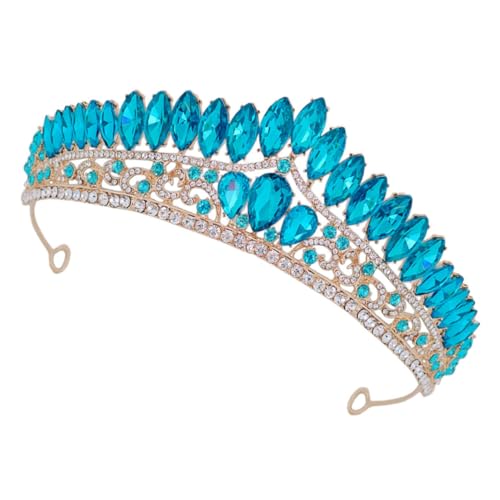 WRITWAA Tiara Kristallkrone Für Braut Hochzeit Geburtstag Festzug Kopfbedeckung Schmuck Für Frauen Stirnband Accessoire WRITWAA Tiara Kristallkrone Für Braut Hochzeit Geburtstag Festzug Kopfbedeckung Schmuck Für Frauen Stirnband Accessoire von WRITWAA