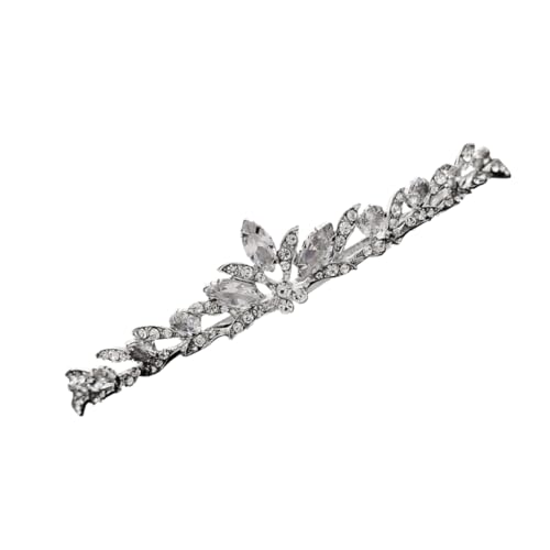 WRITWAA Tiara Strass Hochzeit Kopfbedeckungen Strass Braut Kopfschmuck Mode Krone Hohle Krone Kopfbedeckung Strass Krone Hohle Kopfbedeckung Krone Kopfschmuck Geburtstagsfeier Kopfschmuck von WRITWAA