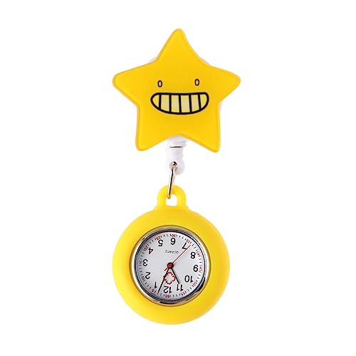 WRITWAA Tragbare Krankenschwesteruhr Hängende Taschenuhr Krankenschwestertaschenuhr Medizinische Uhr Teleskopische Krankenschwesteruhr von WRITWAA