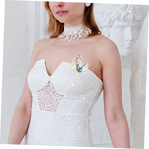 WRITWAA Transparente Schmetterlings Brosche Anstecknadel für Damen Modisches Kleidungszubehör Langlebig Verblassungsbeständig für Hemden Hüte Taschen für Besondere Anlässe von WRITWAA