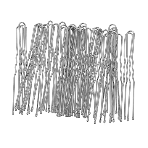 WRITWAA U Förmige Haarnadeln Boxen Einfache Haargabeln Für Damen Retro Haarschmuck Für Hochsteckfrisuren Und Alltägliche Haarstylings Silberfarben von WRITWAA