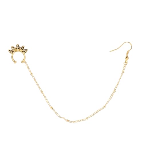WRITWAA U Förmiger Nasenring aus Metall mit Langer Kette Kreatives Nasenpiercing Schmuckstück für Damen Dünner Nasenstecker Eleganter Piercingring für Nase und Lippe Langlebig und von WRITWAA