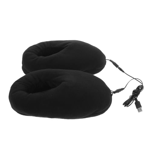 WRITWAA USB Beheizbare Hausschuhe mit Elektrischem Fußwärmer Komfortable Schnell Wärmende Winterschuhe für Damen und Herren Atmungsaktiv Waschbar für Büro Studium und Zuhause im Winter von WRITWAA