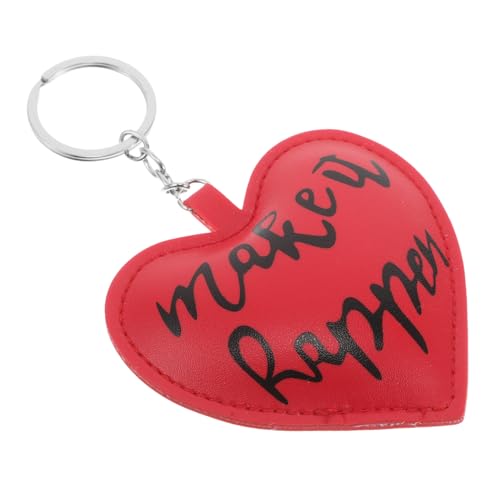 WRITWAA Herzförmiger Pu Schlüsselanhänger Für Frauen Und Mädchen Eleganter Bag Charm Und Schlüsselbund Zu Weihnachten Und Valentinstag von WRITWAA