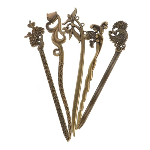 WRITWAA Vintage Haarspangen Satz 5 Stücke Retro Haarnadeln für Hochzeiten Design Haaraccessoire für Damen Klassischer Stil von WRITWAA