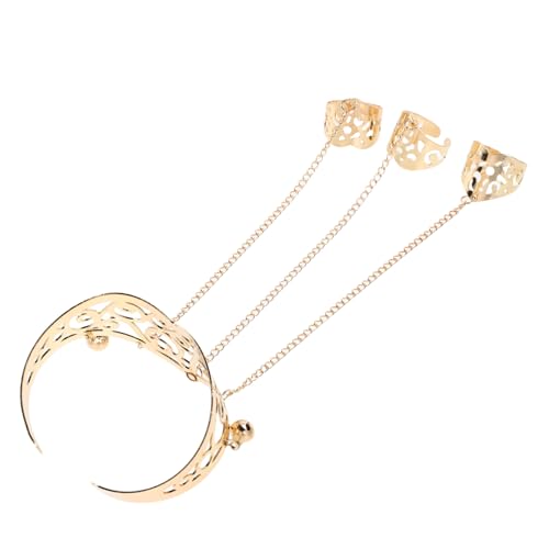 WRITWAA Boho Fingerkette Mit Herz Rosen Design Vintage Armreif Aus Legierung Verstellbar Für Hochzeit Und Besondere Anlässe von WRITWAA