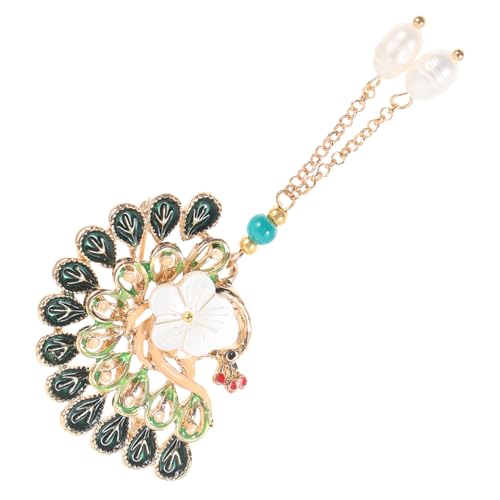 WRITWAA Vintage Pfau Brosche Damen Anstecknadel Langlebig mit Filigranem Design für Kleidung Hut Tasche Schal Eleganter Animal Look für Partys und Alltag von WRITWAA