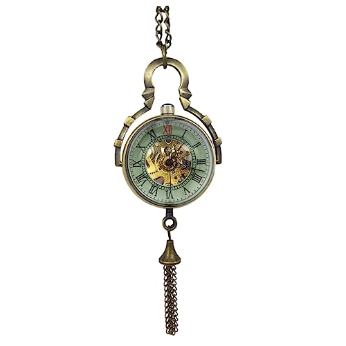 WRITWAA Vintage Taschenuhr Mit Hängender Kette Mechanische Halskettenuhr Aus Legierung Retro Anhängeruhr Für Damen Schmuck Dekor Für Geschenke WRITWAA Vintage Taschenuhr Mit Hängender Kette Mechanische Halskettenuhr Aus Legierung Retro Anhängeruhr Für Damen Schmuck Dekor Für Geschenke von WRITWAA