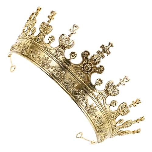 WRITWAA Krone Für Männer Vintage-retro-prinzenkopfschmuck Aufführungskrone Für Königliche Abendveranstaltungen Abschlussbälle Und Geburtstagsfeiern von WRITWAA
