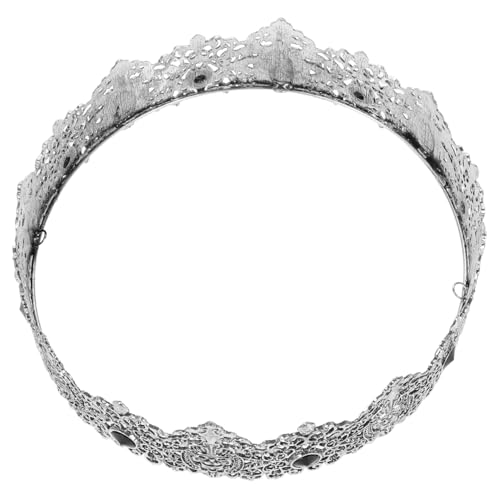 WRITWAA Königliche Kostümkrone Steinförmiger Verzierung Europäischer Vintage-stil Für Abschlussbälle Hochzeiten Und Partys Für Männer von WRITWAA