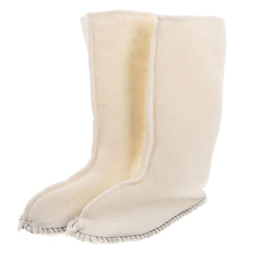 WRITWAA Warme Atmungsaktive Futter für Arbeitsschuhe Wasserdichte Dicke Ersatz Einlegesohlen Hohe Liner für Damen und Herren bei Kaltem Wetter und Schnee von WRITWAA