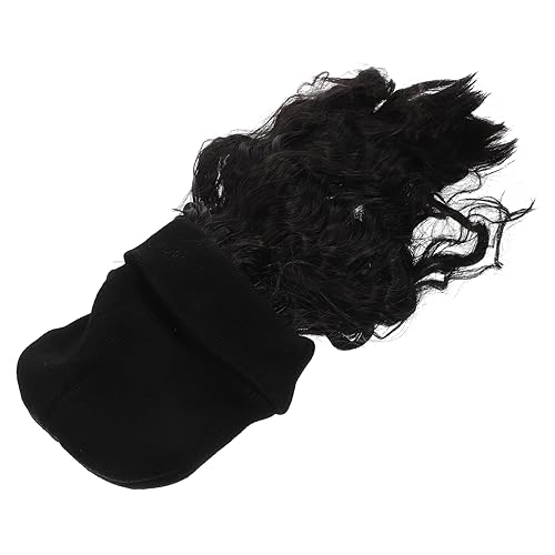 WRITWAA Warme Damen Strickmütze Im Perückendesign Bequeme Wintermütze Für Frauen Mit Langer Haarverlängerung Aus Hochwertigem Material Einheitsgröße Für Frauen von WRITWAA