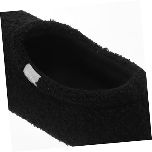 WRITWAA Warme Hausschuhe Herren Flauschige Plüschslipper mit Memory Foam Komfort Fester Fersensicherung Rutschfeste Indoor Schuhe für Gemütliches Zuhause von WRITWAA