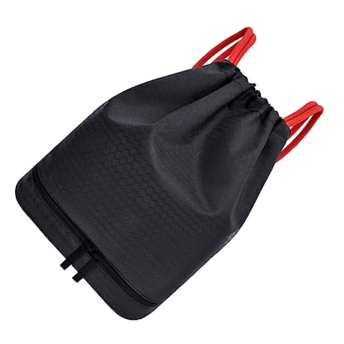 WRITWAA Wasserdichter Kordelzugbeutel Schwimmsack Trenntasche Für Schuhe Handtücher Mit Trocken-nass-getrenntfach Multifunktionaler Packsack Für Reisen Camping von WRITWAA