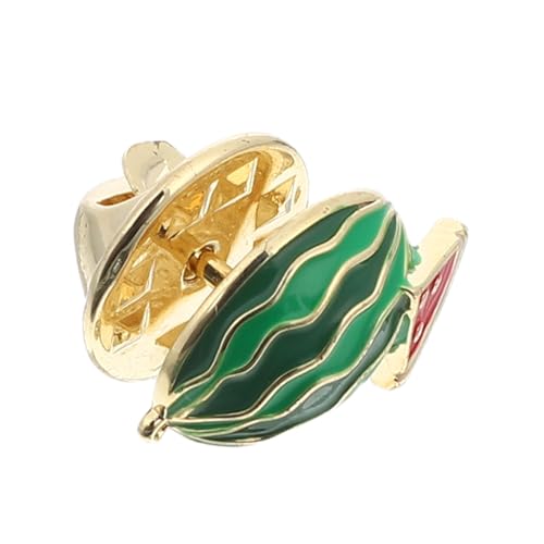 WRITWAA Wassermelonen-anstecker Neuartige Cartoon-kleidernadel Süße Sommer-emaille-brosche Obst-anstecker Für Rucksäcke Kawaii Kragen-accessoire Sicherheitsbrosche Für Revers von WRITWAA