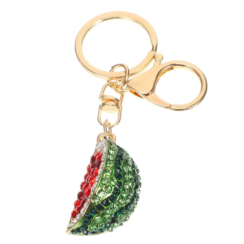 WRITWAA Wassermelonen Schlüsselanhänger Niedlicher Frucht Schlüsselring Aus Dekoration Für Taschen Oder Handtaschen Rotes Design Ideal Als Oder Für Den Eigenen von WRITWAA