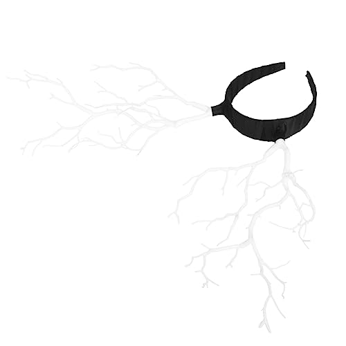 WRITWAA Weihnachtliches Rentier Geweih Haarreif Zweig Design Geeignet für Erwachsene und Festliches Party Accessoire für Weihnachten Silvester und Maskerade Rutschfester Sitz Stilvoller von WRITWAA