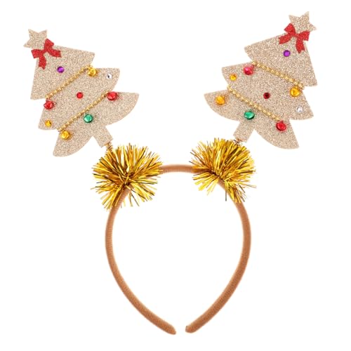 WRITWAA Tree Hair Band Festlicher Haarreif Mit Tinsel Für Partys Und Feiern Weiche Und Bequeme Kopfbedeckung Für Damen Für Weihnachtsfeiern Und Andere Veranstaltungen von WRITWAA
