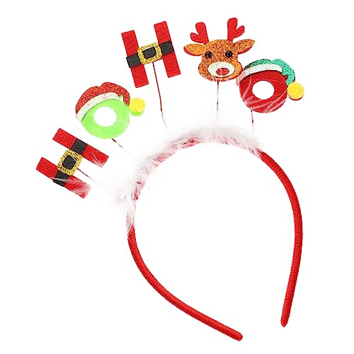 WRITWAA Weihnachtliches Stirnband Mit Rentierhörnern Dekoratives Xmas Haaraccessoire Für Mädchen Und Erwachsene Für Weihnachtsfeiern Und Festliche Anlässe von WRITWAA