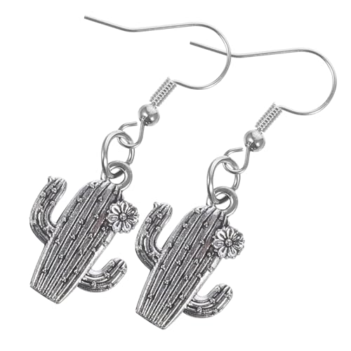 WRITWAA Western Cowboy Ohrstecker Damen Cactus Design Leichte Ohrhänger Für Alltag Und Party Hautfreundlich Wiederverwendbar Für Mädchen von WRITWAA