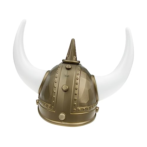 WRITWAA Wikingerhelm Mit Hörnern Für Erwachsene Wikingerhüte Für Erwachsene Maskerade- Wikingerhut von WRITWAA