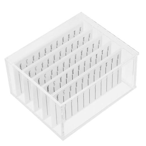 WRITWAA Aufbewahrungskiste Mit Deckel Für Wimpern Künstliche Wimpernhülle Organizer Box Wimpernbox Als Fake Wimpern Aufbewahrungsbox von WRITWAA