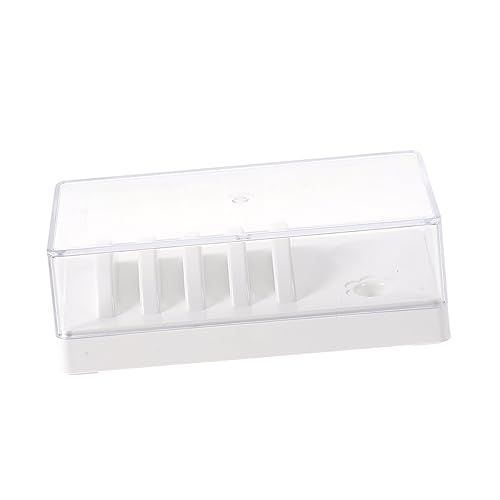 WRITWAA Wimpertisch Wimpernpalettenhalter Erweiterungen Fälschung werkzeug Oberator der Wimpernanzeige Wimpernaufbewahrung Organizer für Wimperntabletts Plastik Weiß von WRITWAA