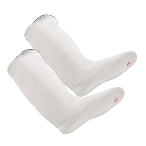 WRITWAA Winterfeste Arbeitsstiefel mit Dickem Plüschfutter und Hohem Schaft und Schneesicher Isolierende Schutzschuhe für Outdoor Ski und Wintereinsatz Warmes Futter für Trockene Füße von WRITWAA