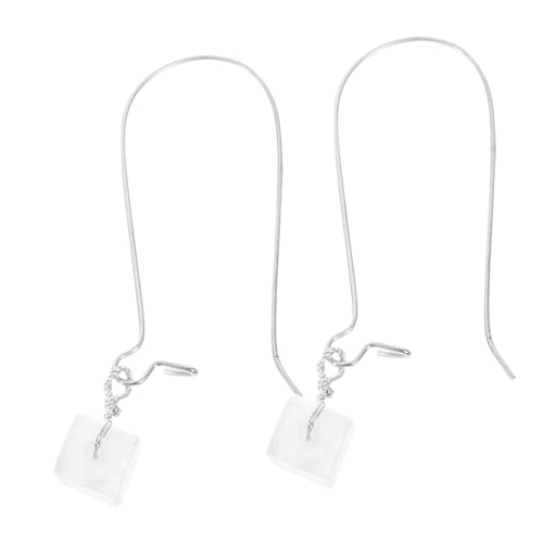 WRITWAA Wunderschöne Damen Ohrringe mit Würfel Kristallstein Schimmernd Modisch und Langlebig für Alltag Party Hochzeit und Festliche Anlässe Kreisrunde Ohrstecker von WRITWAA