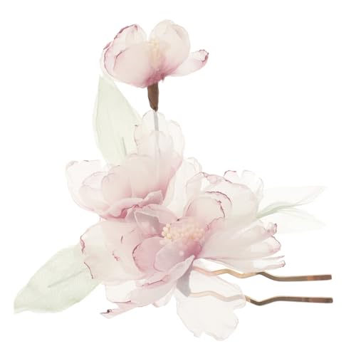 WRITWAA U-förmige Haarnadel Mit Blumenmuster Haarschmuck Für Frauen Mädchen Vintage Design Sicher Und Komfortabel Zu Tragen von WRITWAA