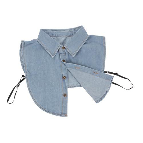 WRITWAA Künstlicher Kragen Für Damen Dekorative Bluse Mit Falschem Kragen Gestrickt Atmungsaktiv Und Hautfreundlich Passend Für Alle Jahreszeiten von WRITWAA