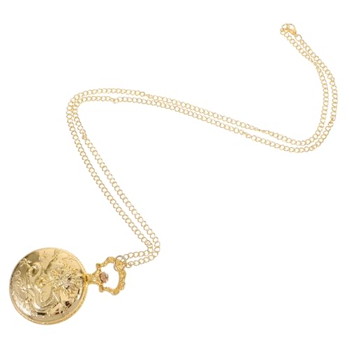 WRITWAA Retro Digitale Taschenuhr Für Herren Und Damen Metalluhr Mit Kette Kleine Digitaluhr Als Dekoration Und Geschenkidee Für Vintage-Liebhaber von WRITWAA