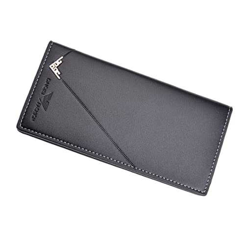 WRITWAA Herren Geldbörse Mit Großer Kapazität Praktisches Langformat Aus Pu-Leder Vielseitig Für Karten Und Bargeld Elegantes Design Langlebig Und Stilvoll von WRITWAA