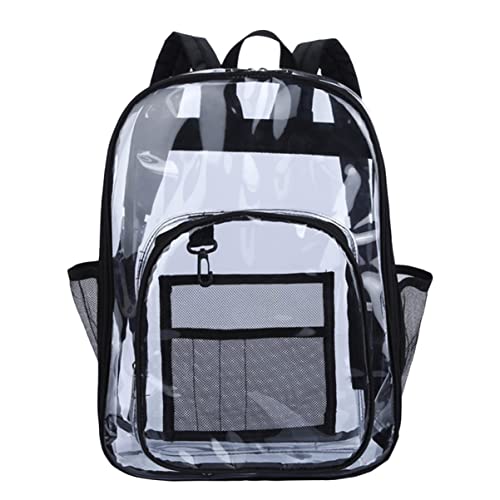 WRITWAA Transparenter Rucksack Reiserucksack Schüler Schultasche Aufbewahrungstasche Für Kameras Büchern Brillen Outdoor Reisen Shopping Geschäftreise von WRITWAA