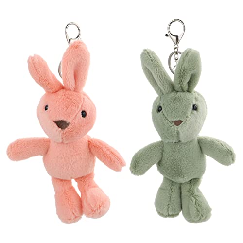 WRITWAA 2stücke Plüsch Kaninchen Schlüsselanhänger Süße Dekoration Für Taschen Und Rucksäcke Mit Schlüsselring Kuschelspielzeug Und Fotorequisiten WRITWAA 2stücke Plüsch Kaninchen Schlüsselanhänger Süße Dekoration Für Taschen Und Rucksäcke Mit Schlüsselring Kuschelspielzeug Und Fotorequisiten von WRITWAA